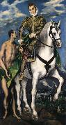 El Greco St Martin and the Beggar oil painting reproduction